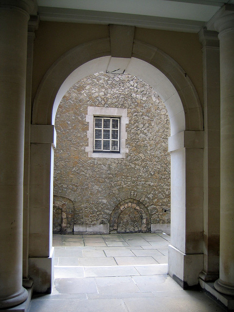 Archway to Elm Court by Ruth Hartnup